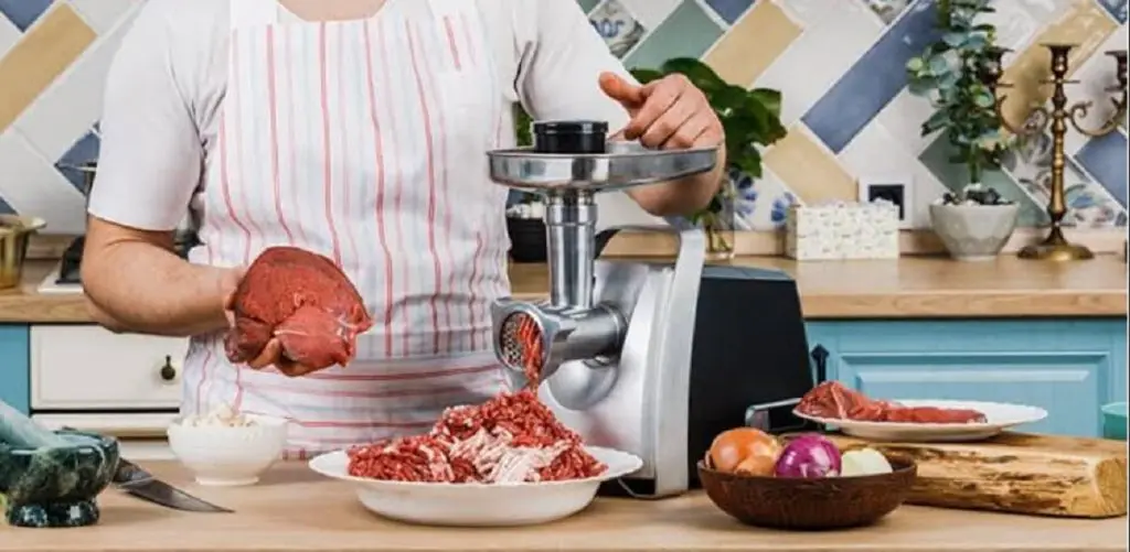 how the vevor meat grinder works