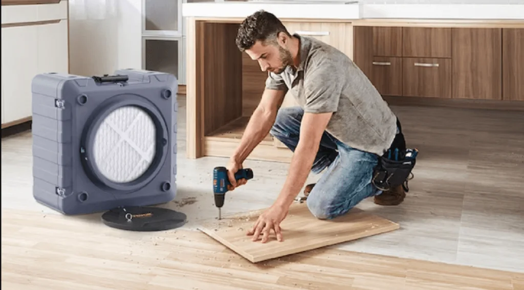 installing air scrubber