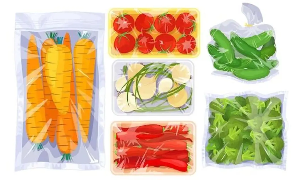 vacuum-sealed vegetables