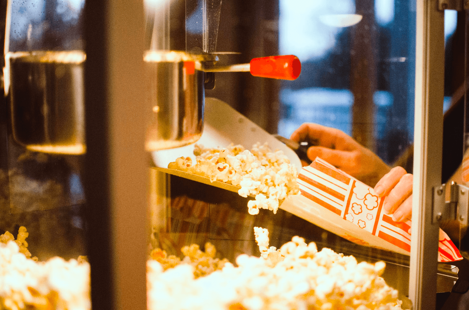 cool popcorn machine