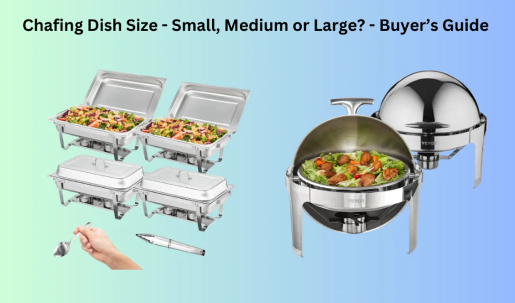 chafing dish size