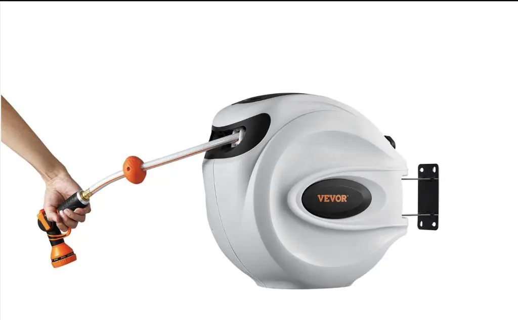 vevor retractable garden hose reel