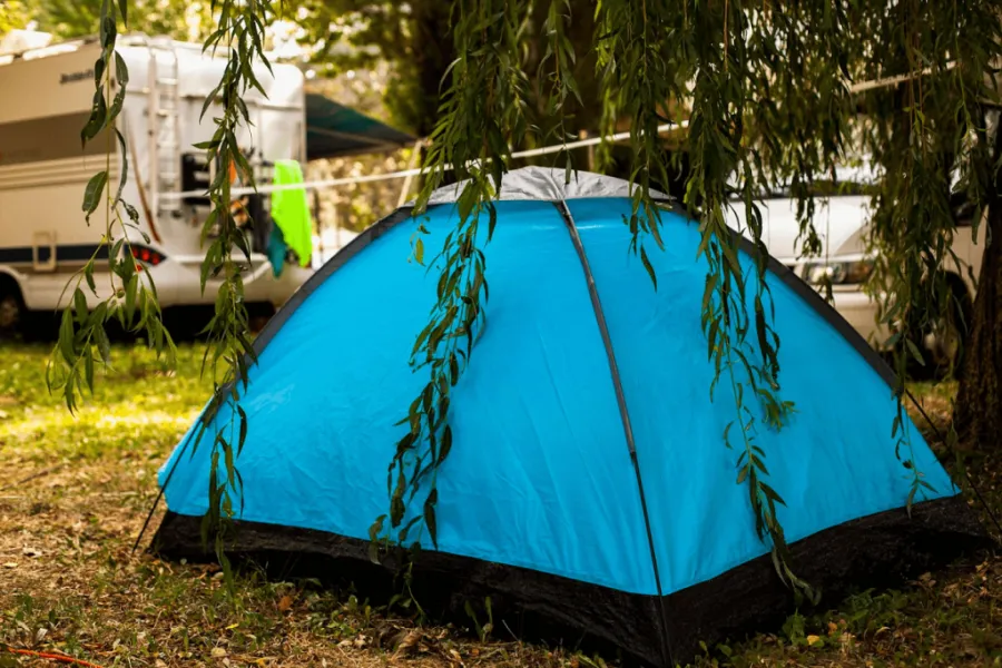 large camping tent