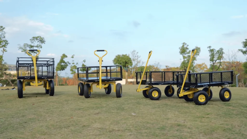 VEVOR heavy duty steel garden cart