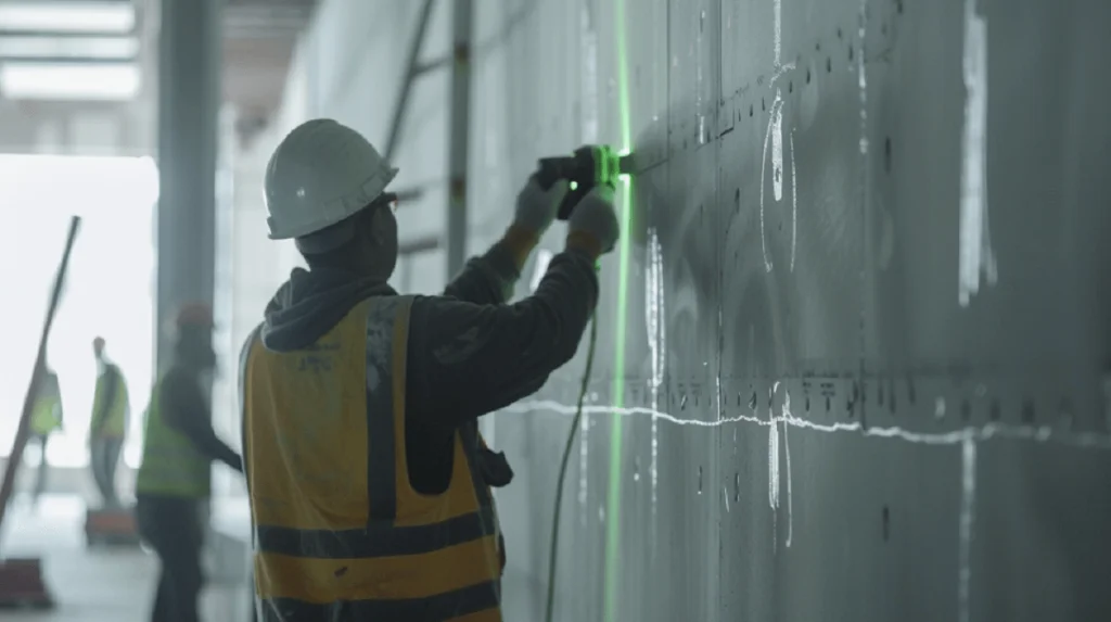 how to use a laser level