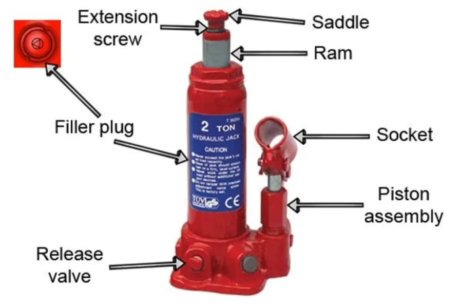 hydraulic jack parts