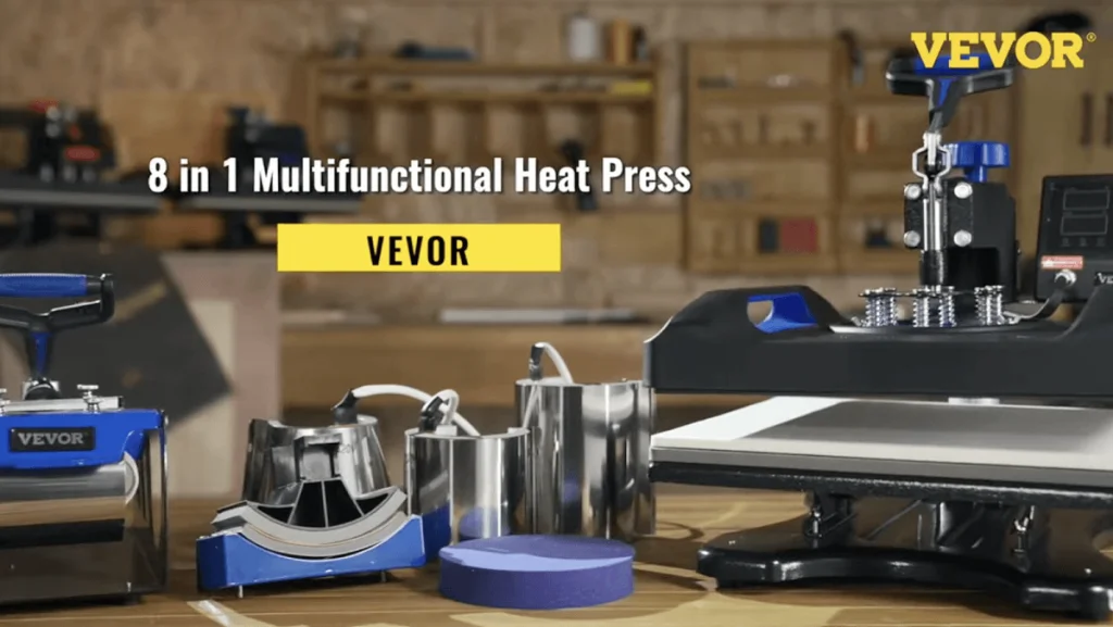VEVOR 8-in-1 heat press machine