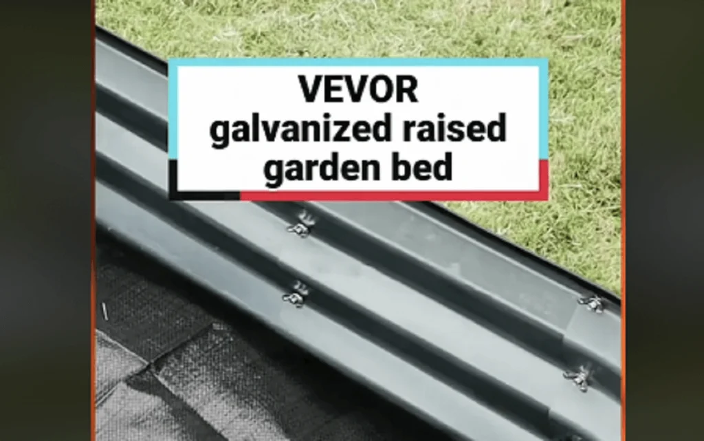 VEVOR galvanized raised garden bed