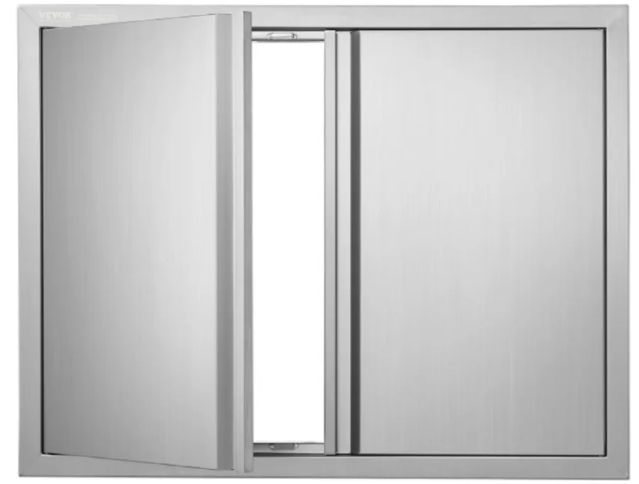 Outdoor Stainless steel kitchen door