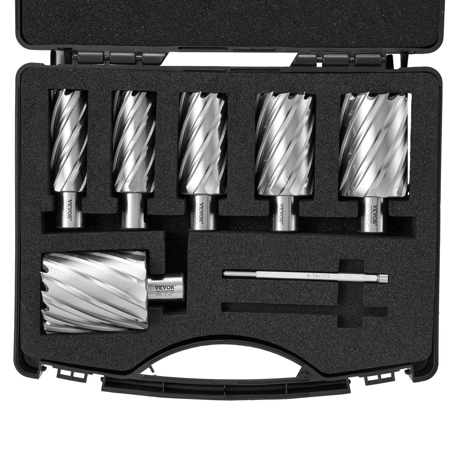 VEVOR Annular Cutter Set, 6 pcs Manual