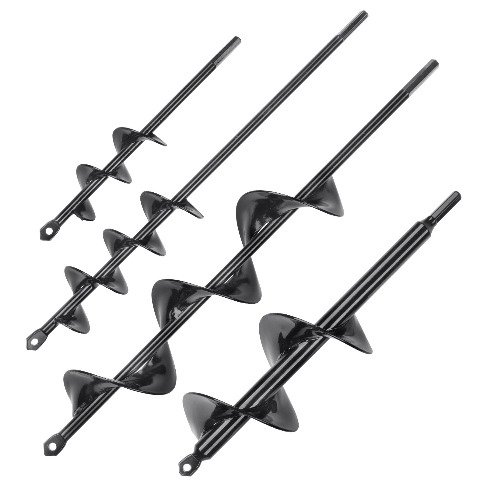 VEVOR Auger Drill Bits for Planting Set of 4 Manual