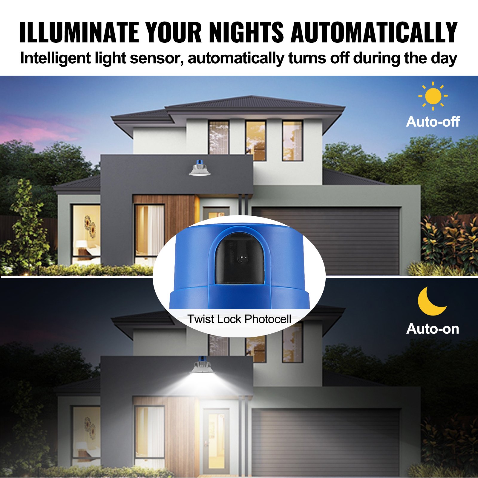 VEVOR LED Barn Light, 50W 5500LM, 6000,K Manual - Image 3