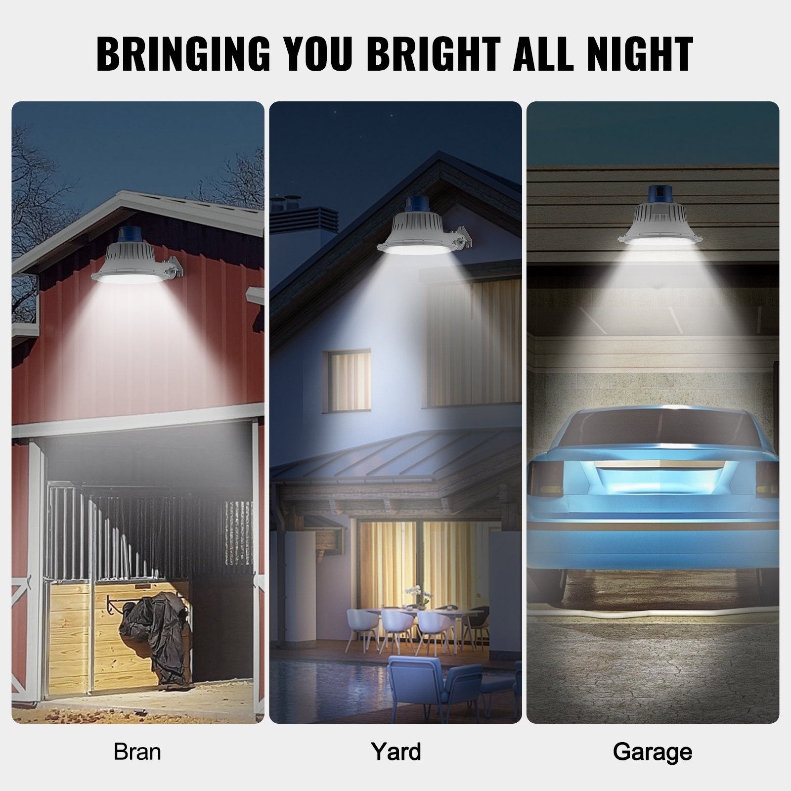 VEVOR LED Barn Light, 50W 5500LM, 6000,K Manual - Image 6