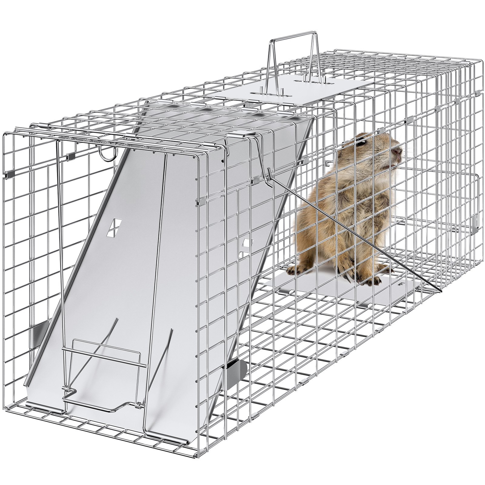 VEVOR Live Animal Cage Trap, 31" x 10" x 12" Manual