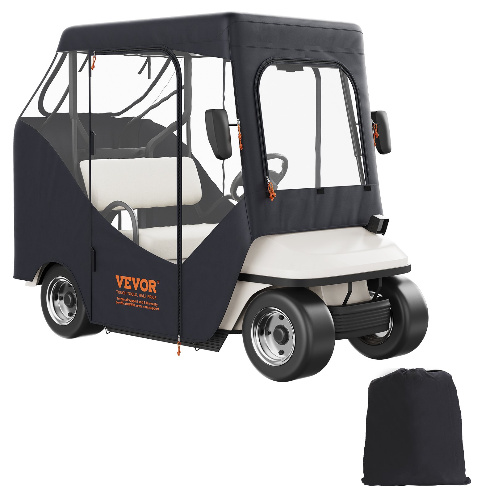 VEVOR Golf Cart Enclosure Manual, 600D 2 Passenger