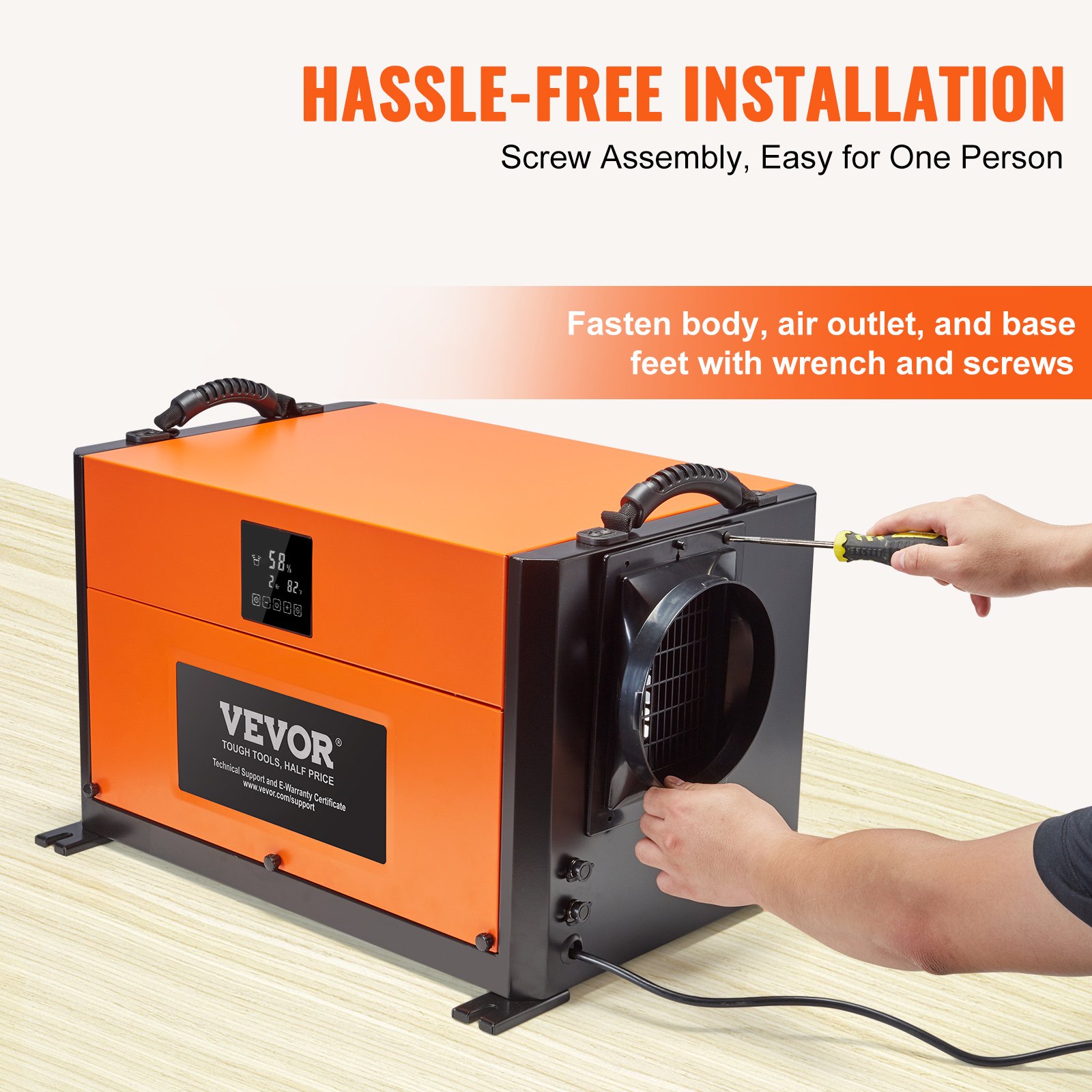 VEVOR 156 Pints Commercial Dehumidifier Manual - Image 5