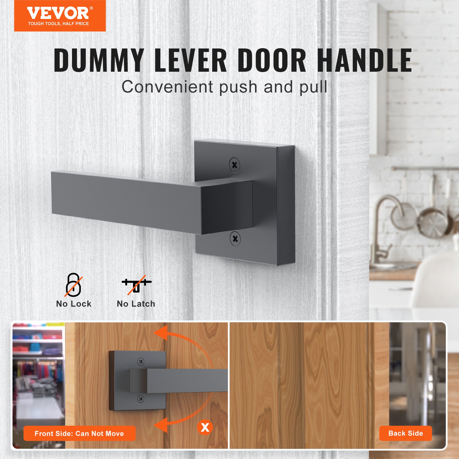 VEVOR Dummy Door Lever, 1 PC Manual - Image 2