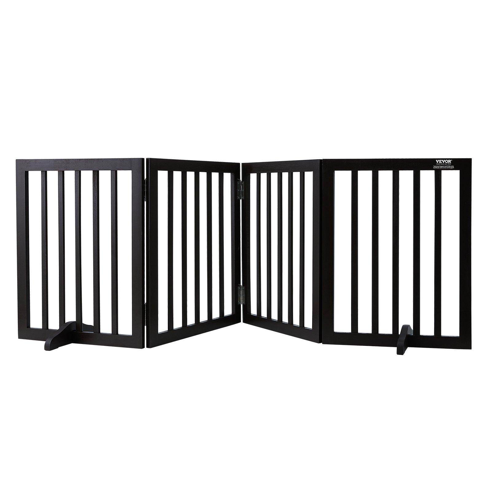 VEVOR Free Standing Dog Gate, 24" H x 80.3" W Freestanding Pet Gate Manual