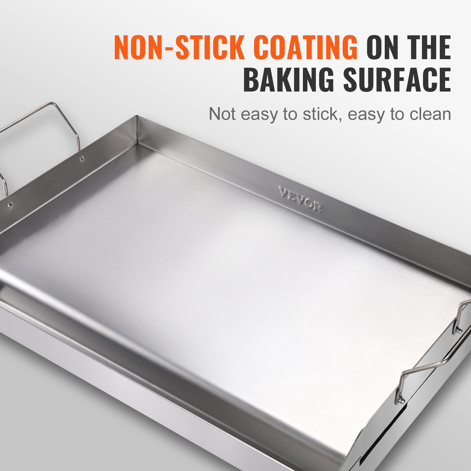 VEVOR Stove Top Griddle, 23.5"x16" Pre-Seasoned Stainless Steel Griddle Manual - Image 4