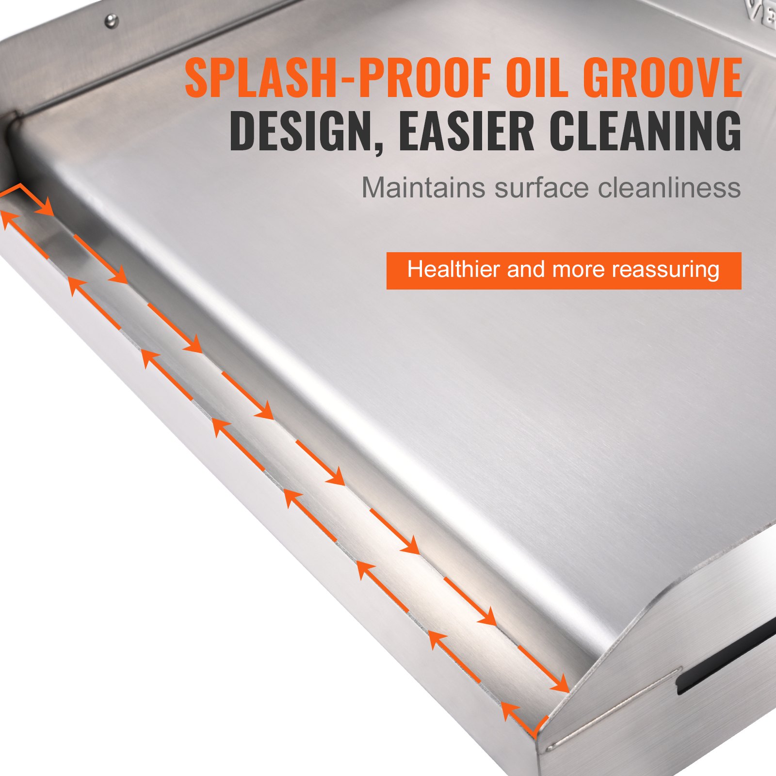 VEVOR Stove Top Griddle, 23.5"x16" Pre-Seasoned Stainless Steel Griddle Manual - Image 5