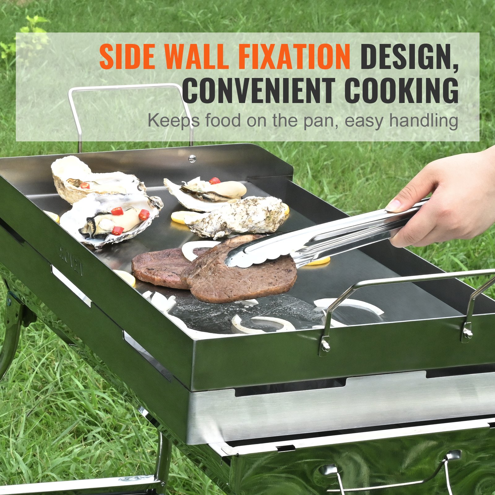 VEVOR Stove Top Griddle, 23.5"x16" Pre-Seasoned Stainless Steel Griddle Manual - Image 6
