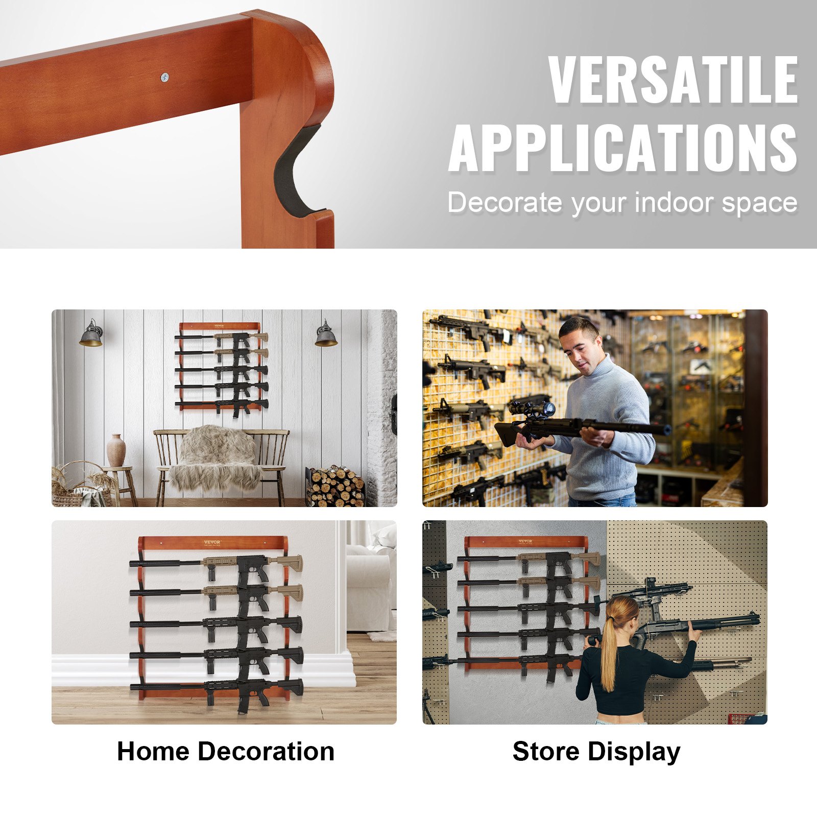 VEVOR Gun Rack holds 5 Rifles Manual - Image 6