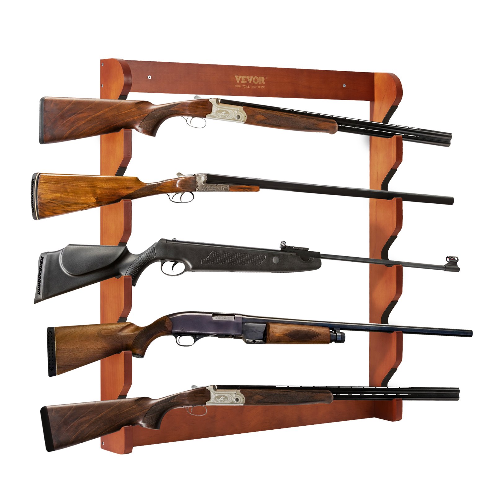 VEVOR Gun Rack holds 5 Rifles Manual