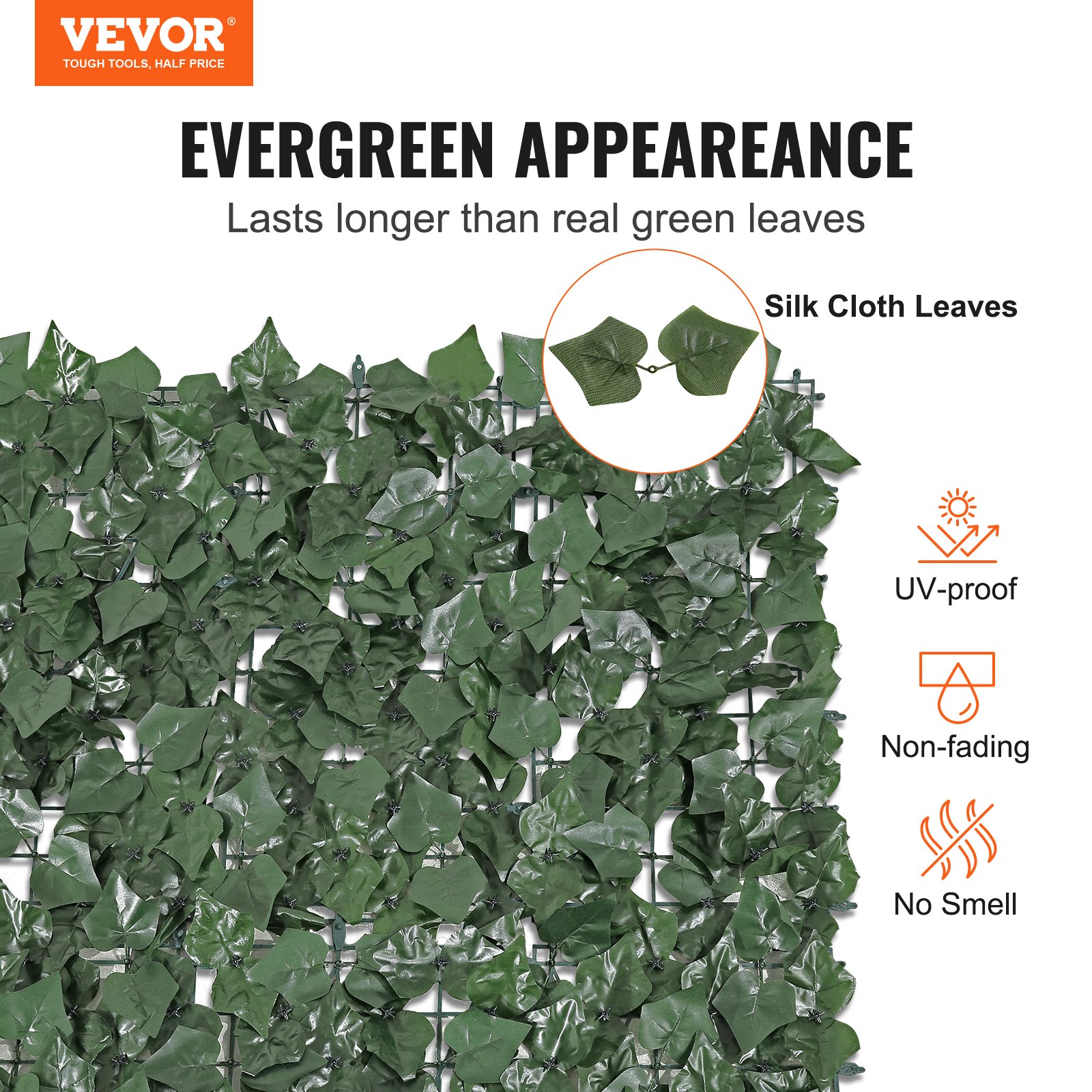 VEVOR Ivy Privacy Fence, 39 x 98 in Manual - Image 2