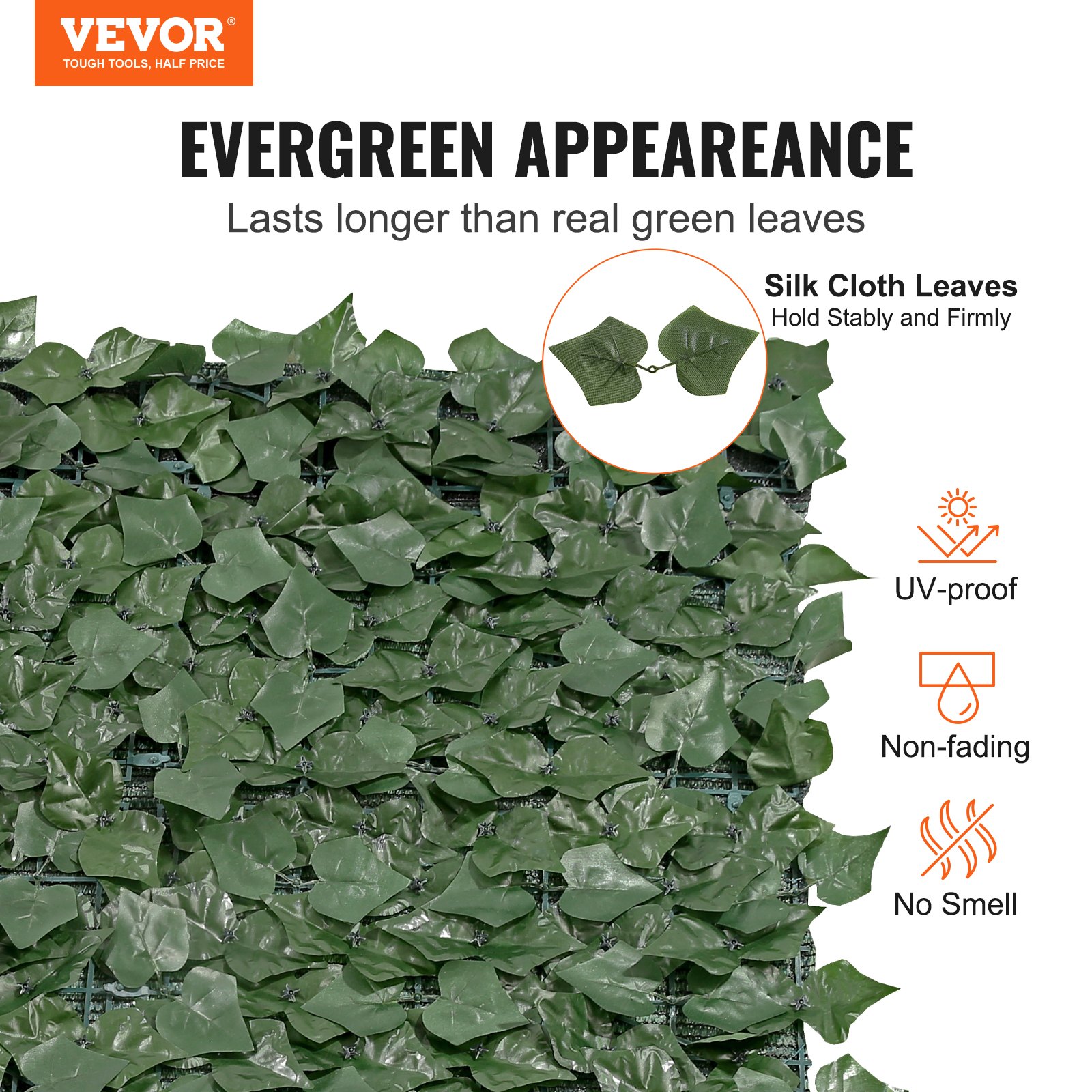 VEVOR Ivy Privacy Fence, 59 x 118 tommer Manual - Billede 2