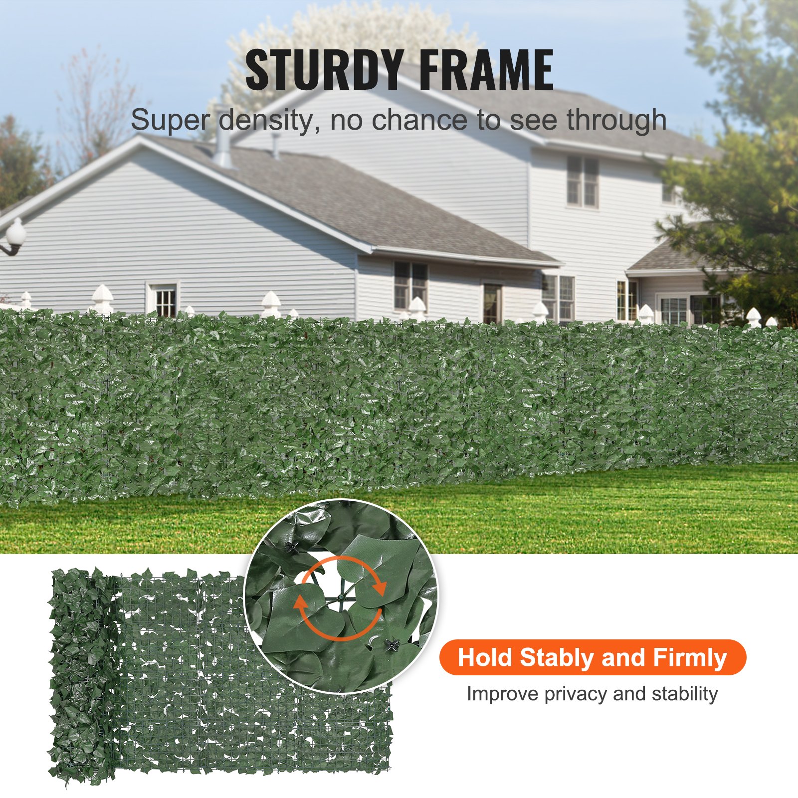 VEVOR Ivy Privacy Fence, 39 x 98 in Manual - Image 3