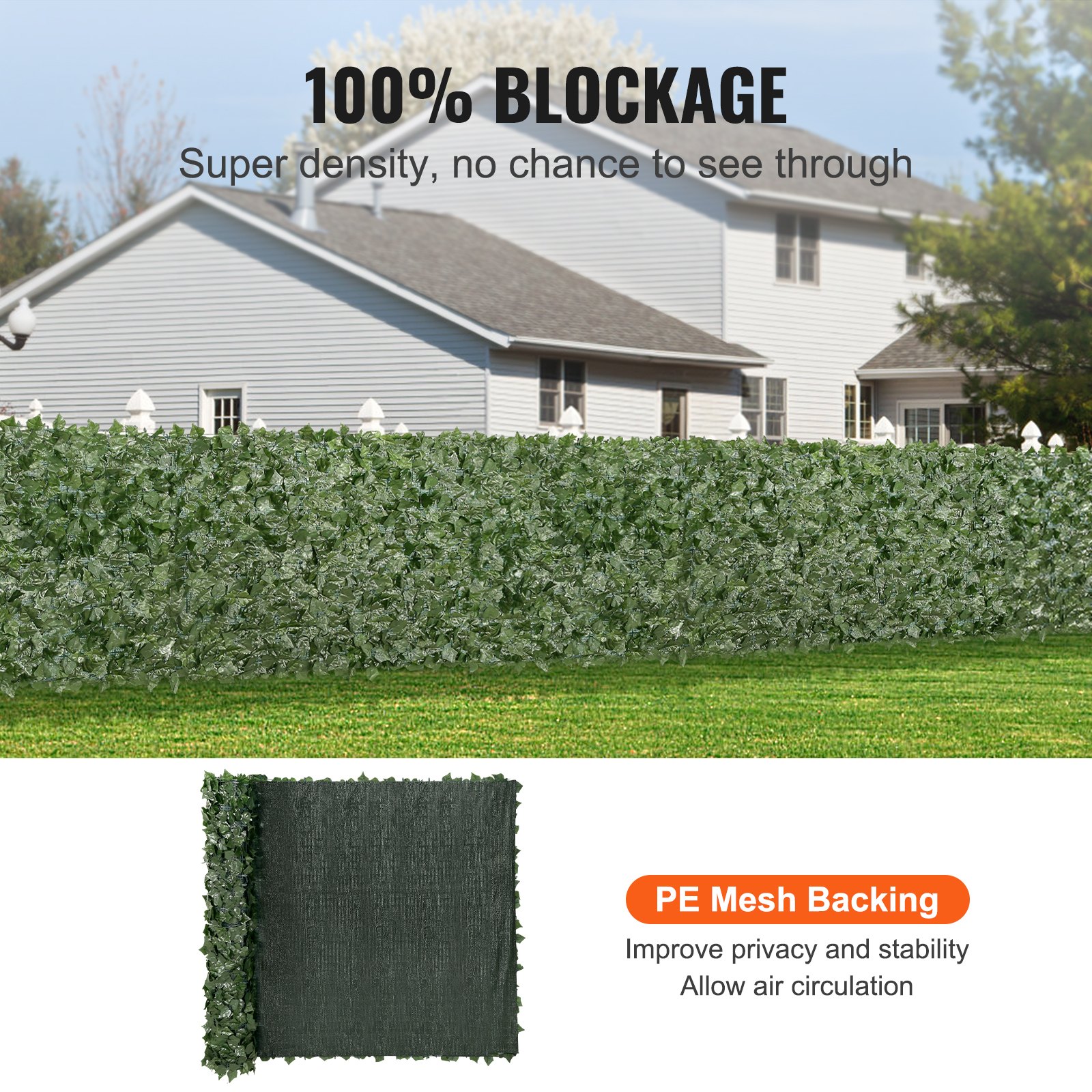 VEVOR Ivy Privacy Fence, 59 x 118 tommer Manual - Billede 3
