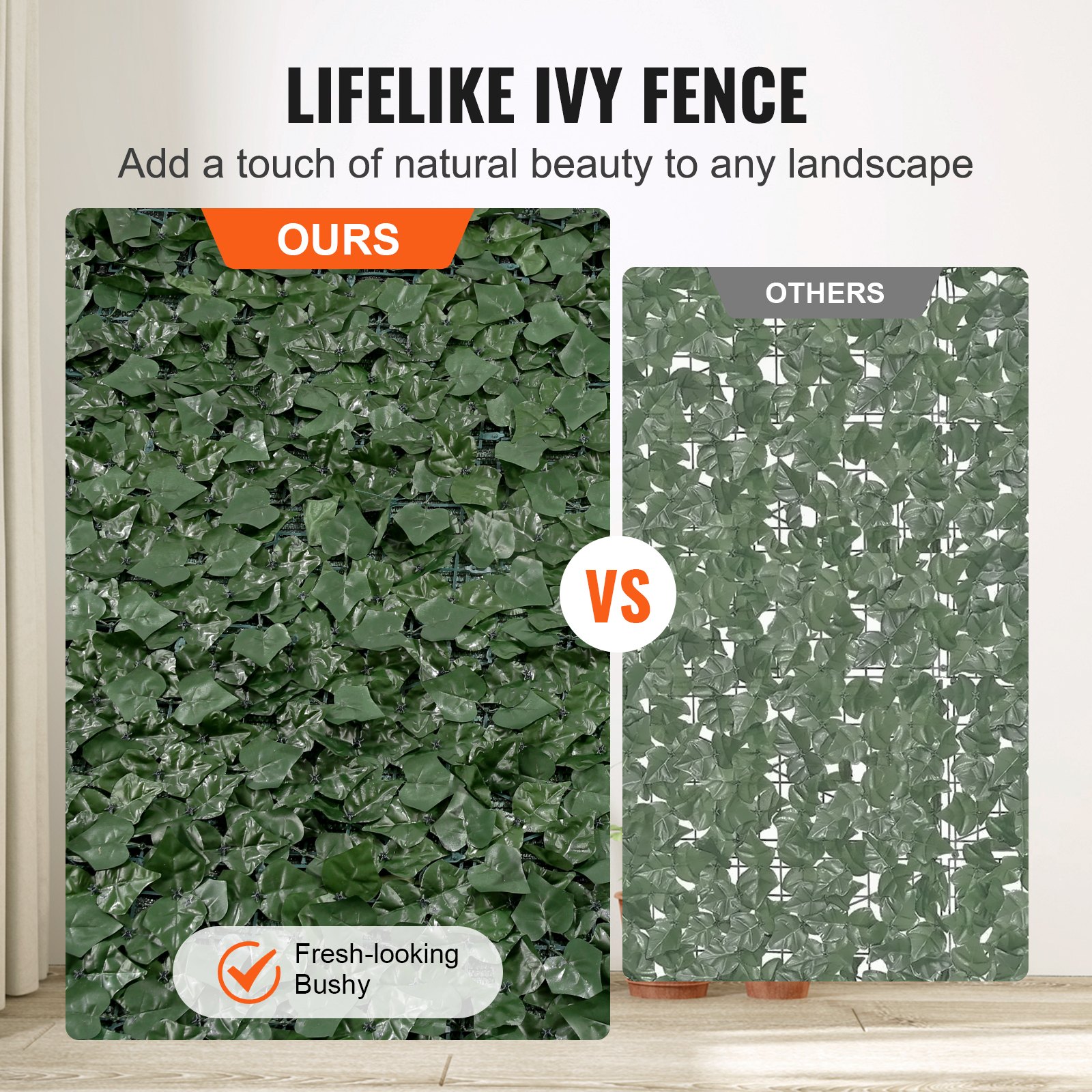 VEVOR Ivy Privacy Fence, 59 x 118 tommer Manual - Billede 4