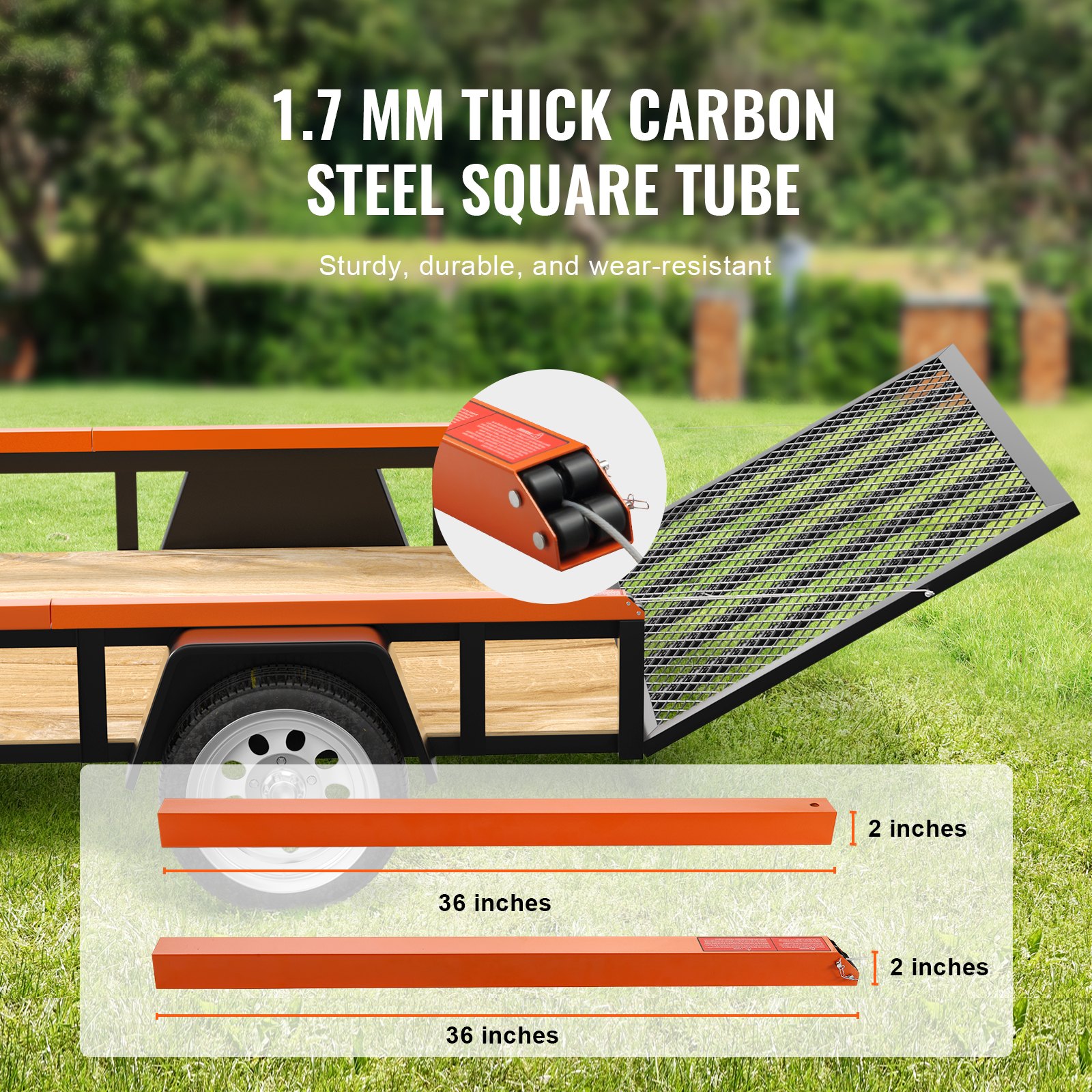thumbnail image 2 of 2-Sided Trailer Tailgate Liftgate Ramp Cable – 125542 Aftermarket Part 2 of 5