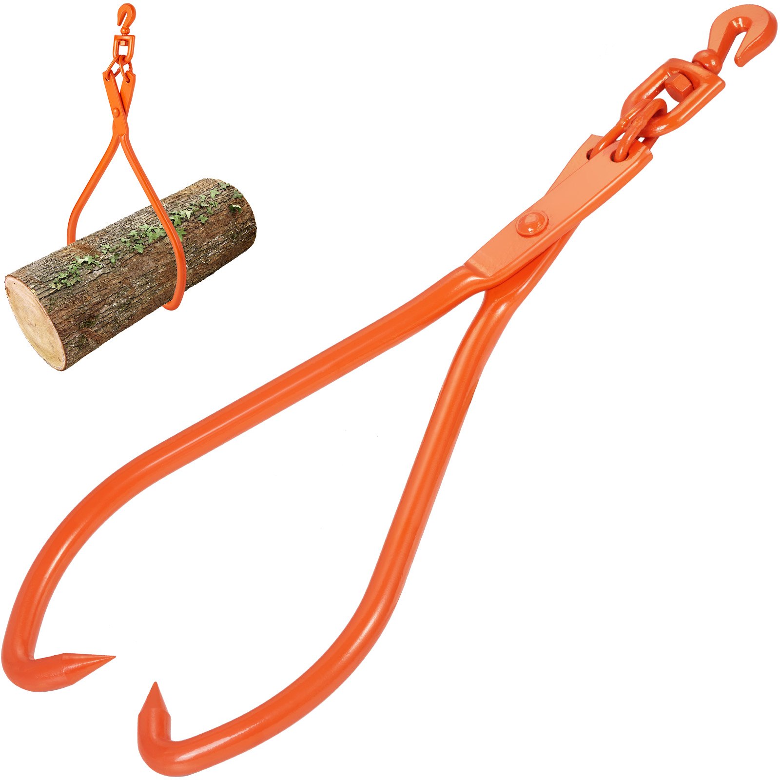 VEVOR Log Skidding Tongs, 32 inch 2 Claw Manual