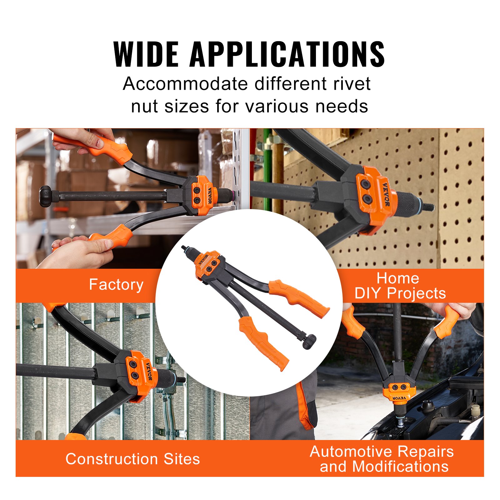 VEVOR Rivet Nut Tool, 14” Manual - Image 6