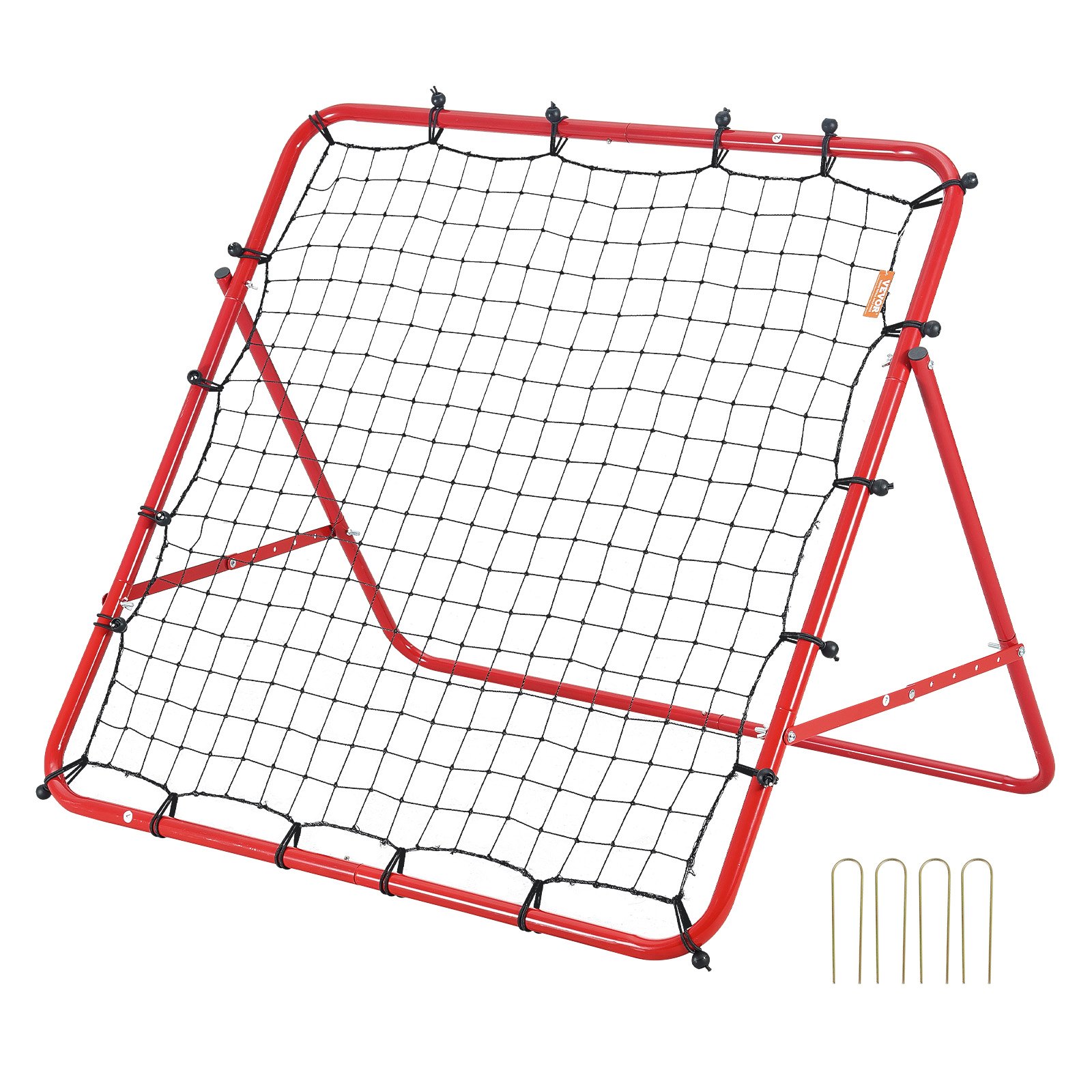 VEVOR Soccer Rebounder Rebound Net, Kick-Back 39"x39" Manual