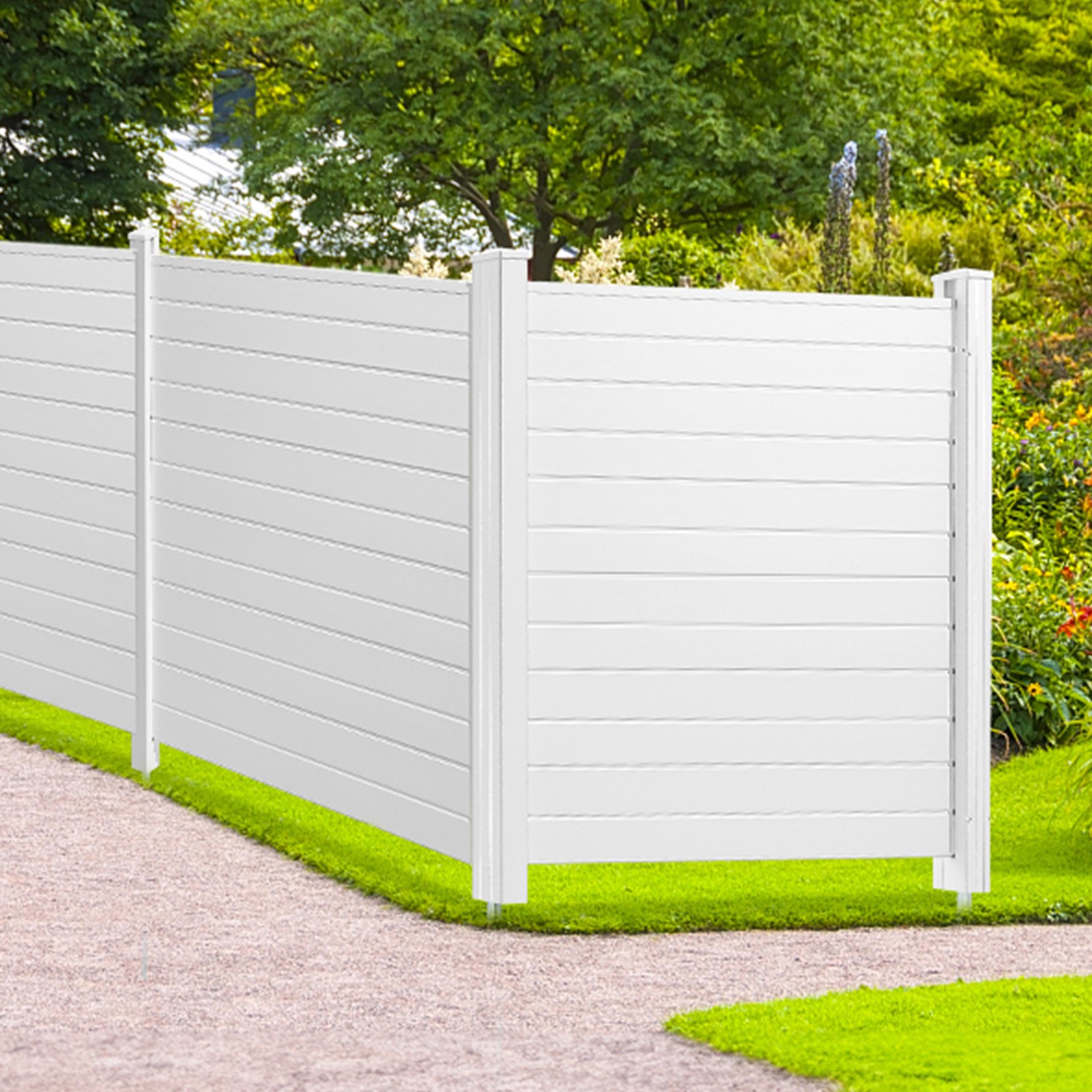 VEVOR Outdoor Privacy Screens, 50" W x 50" H Air Conditioner Fence Manual - Image 8