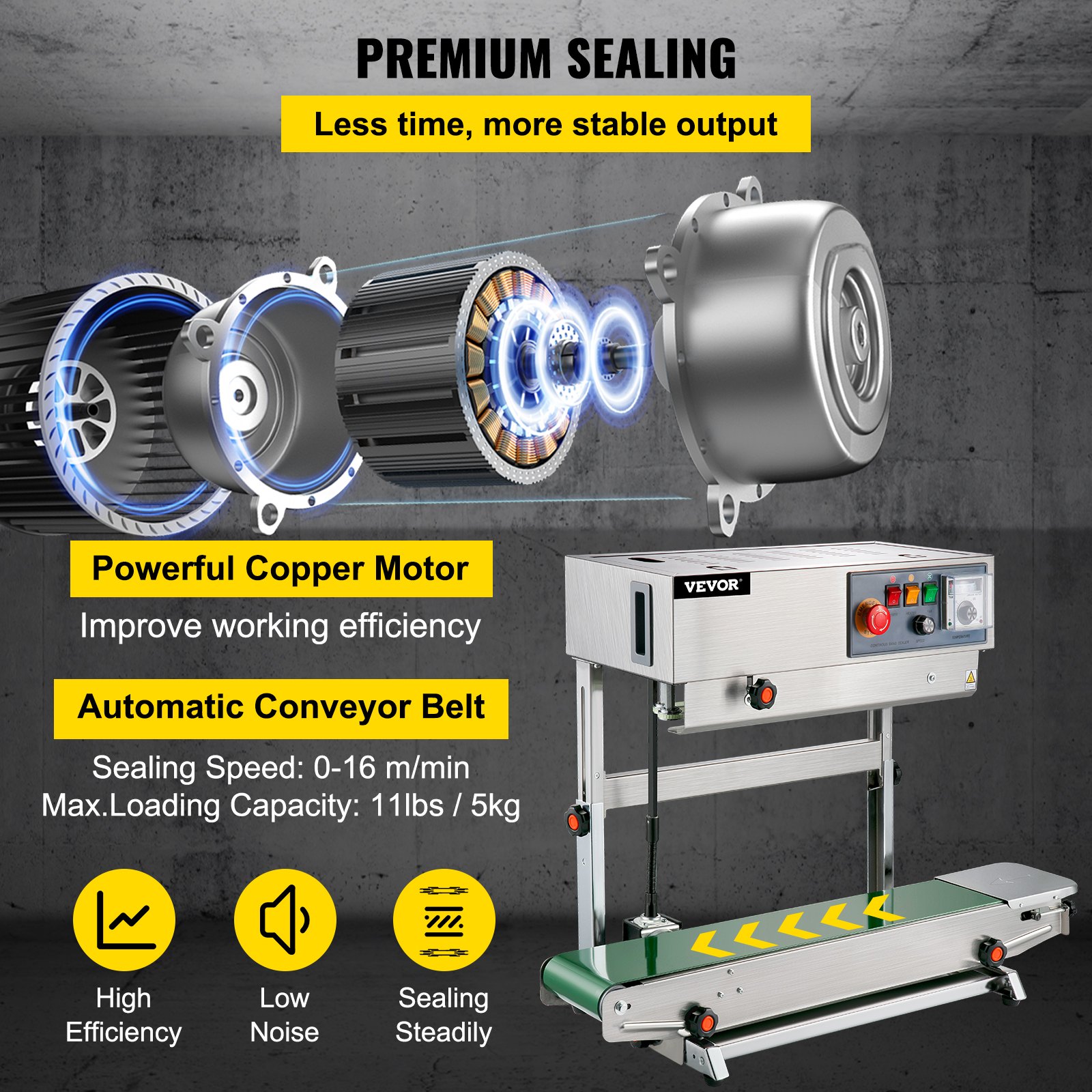 VEVOR FR-770 Continuous Band Sealer (Vertical) Manual - Image 3