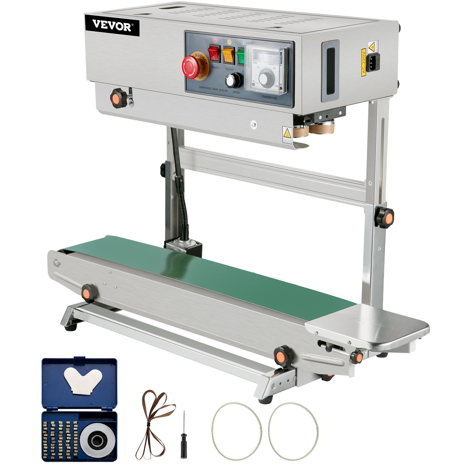 VEVOR FR-770 Continuous Band Sealer (Vertical) Manual