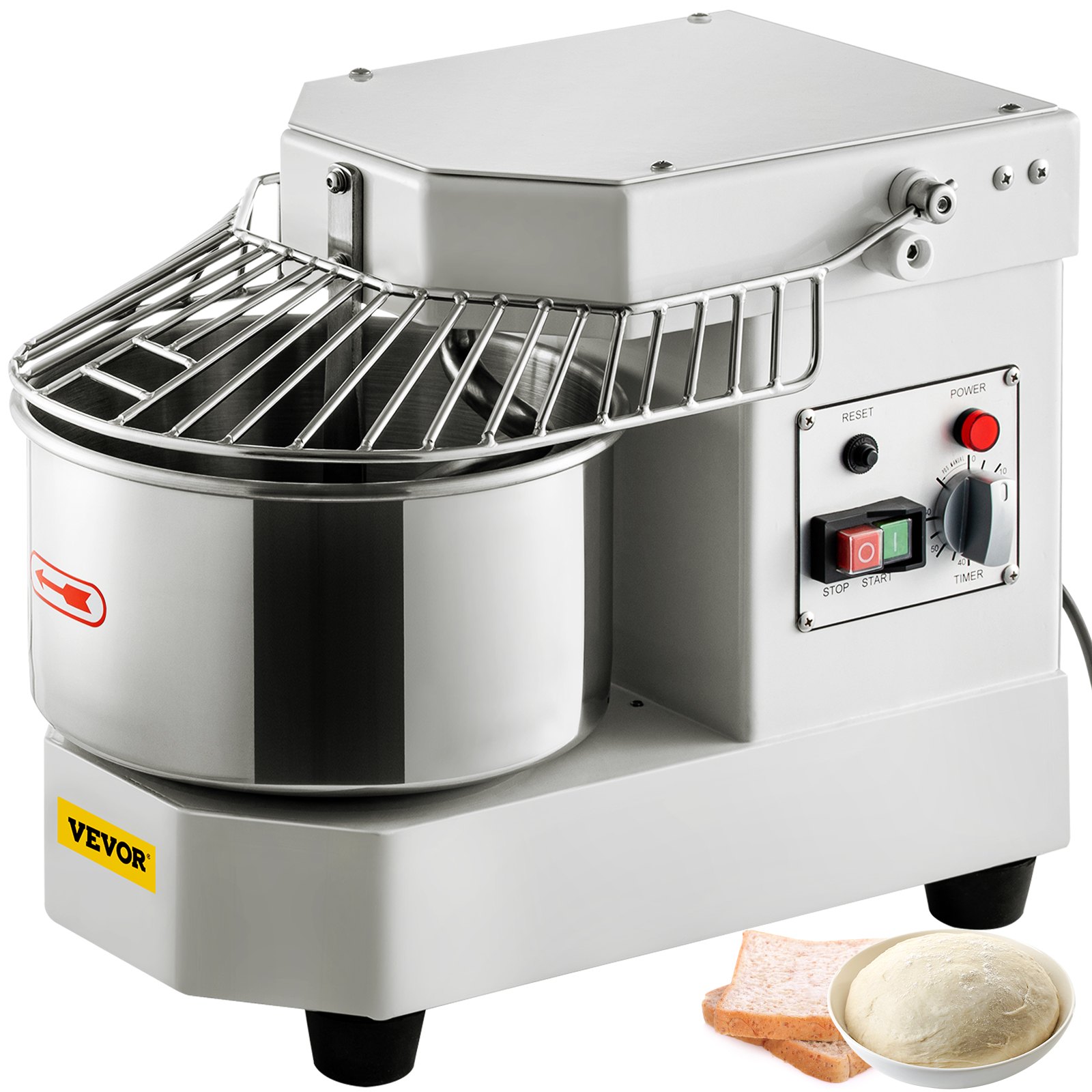 VEVOR Commercial Food Mixer, 8.5Qt Capacity, 450W Manual