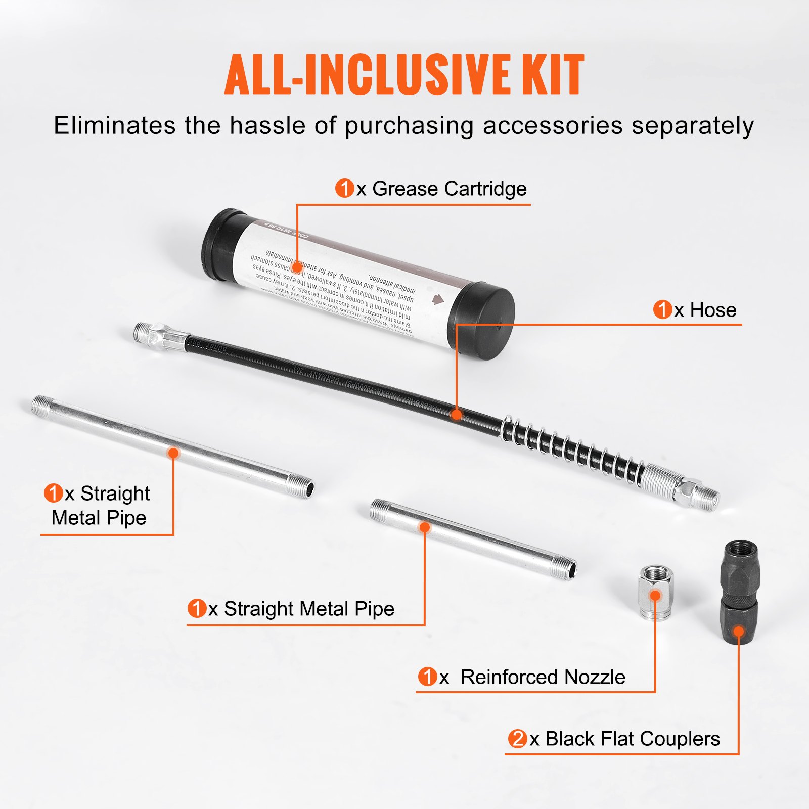 Mini Pistola De Grasa Recargable Con Cartucho De 3 Oz