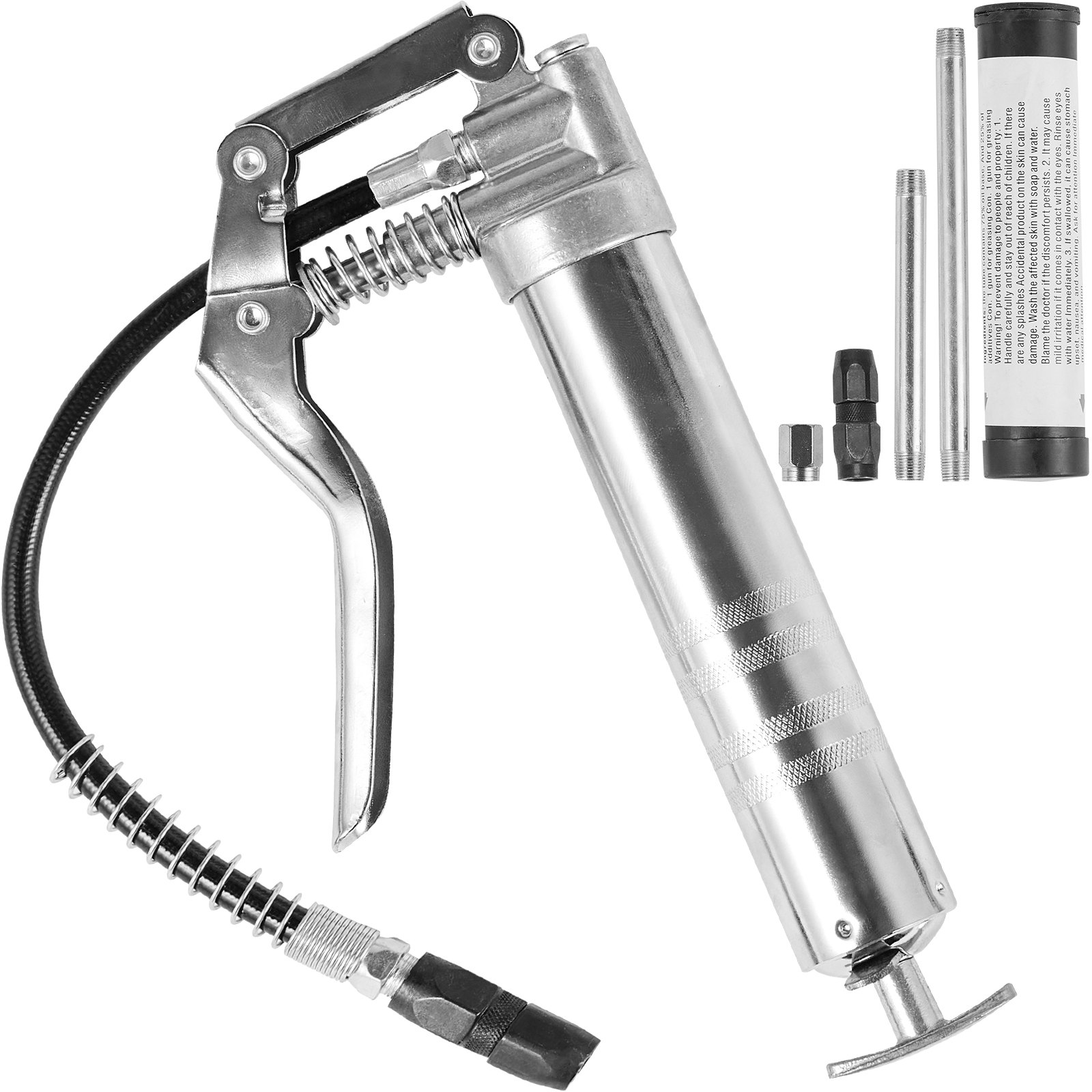 VEVOR Pistol Grip Grease Gun, 3500 PSI, 4 OZ / 120 CC Capacity Manual