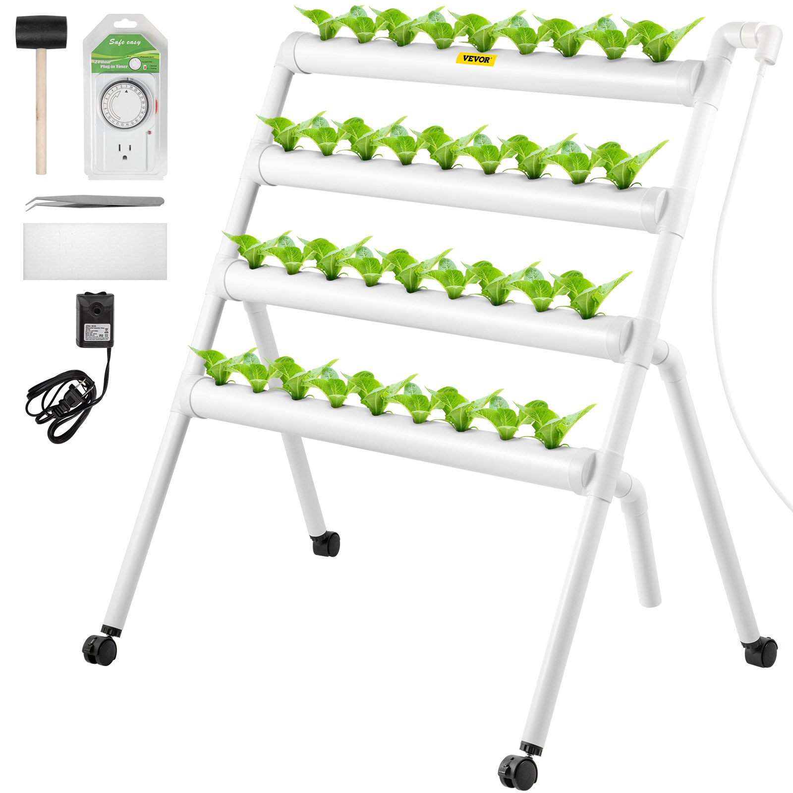 VEVOR Hydroponics Growing System Manual, Indoor Planting Kit, image size:1600x1600