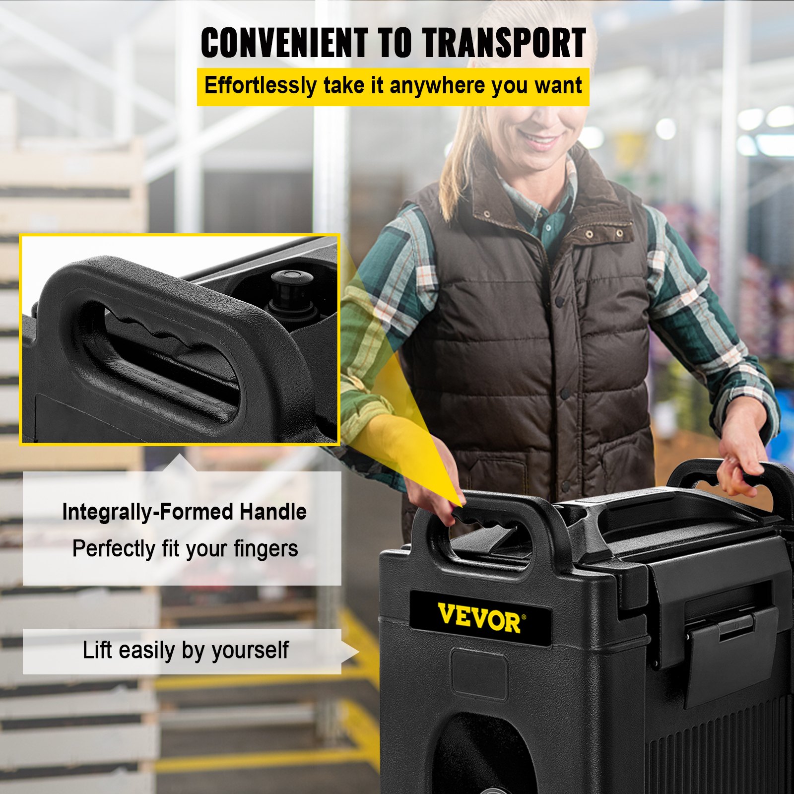 VEVOR Insulated Beverage Dispenser 2 PCS, 10 Gal, Black Manual - Image 5