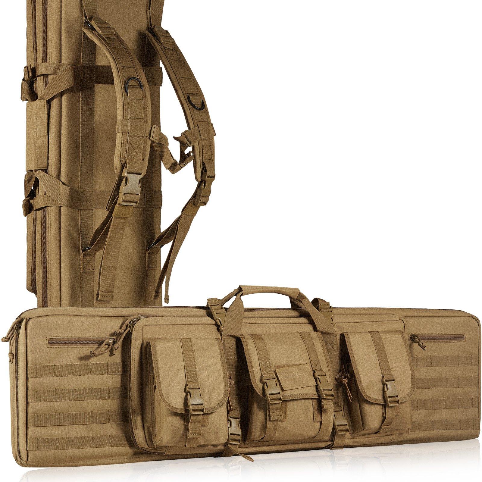VEVOR Tactical Range Bag, 42 tommer Tactical Double Skydevåbentaske Manual