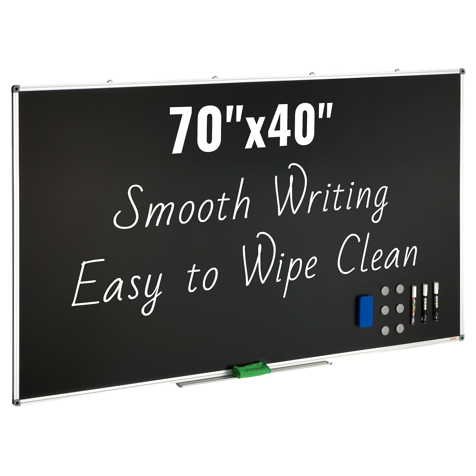 VEVOR Black Board Manual, (70 x 40) inch Large Chalkboard
