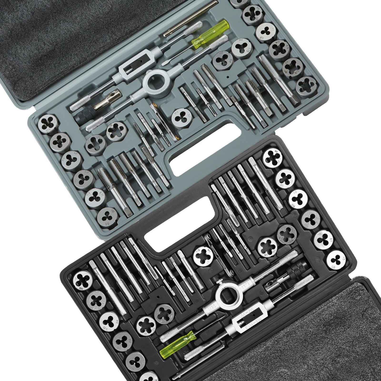 Tap and Die Set Manual, VEVOR 80-Piece, Metric & SAE Standard