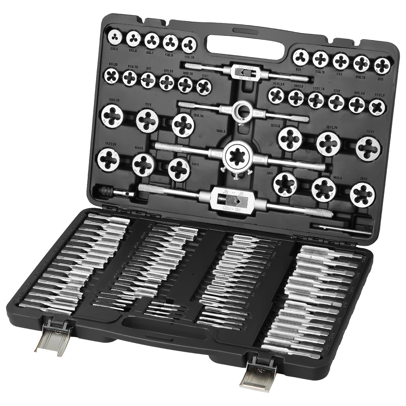 Tap and Die Set Manual, VEVOR, 110-Piece