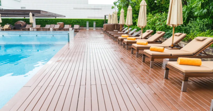 Swimming pool deck ideas