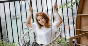 how to hang a swing chair outdoors